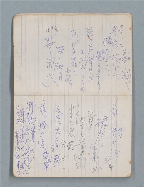 主要名稱：81年~83年作詞簿（筆記本）圖檔，第6張，共44張
