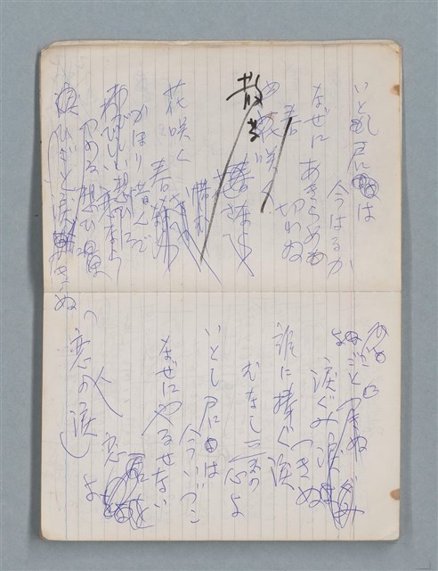 主要名稱：81年~83年作詞簿（筆記本）圖檔，第7張，共44張