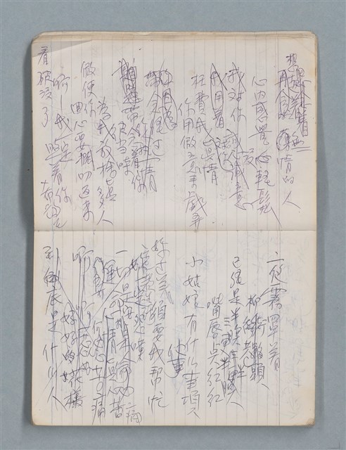 主要名稱：81年~83年作詞簿（筆記本）圖檔，第11張，共44張