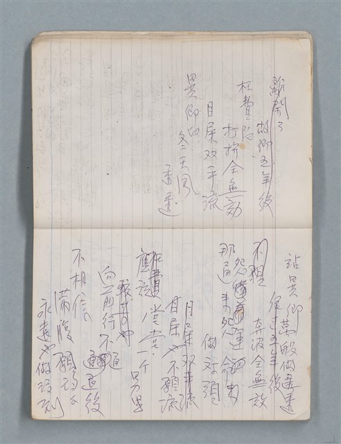 主要名稱：81年~83年作詞簿（筆記本）圖檔，第14張，共44張