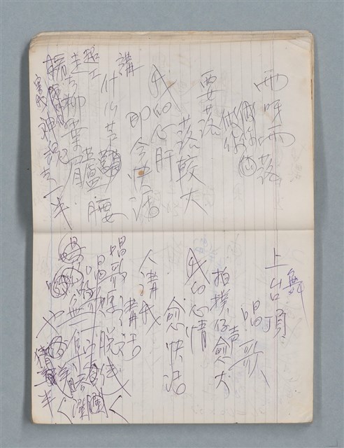 主要名稱：81年~83年作詞簿（筆記本）圖檔，第18張，共44張