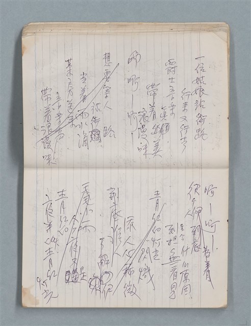 主要名稱：81年~83年作詞簿（筆記本）圖檔，第24張，共44張