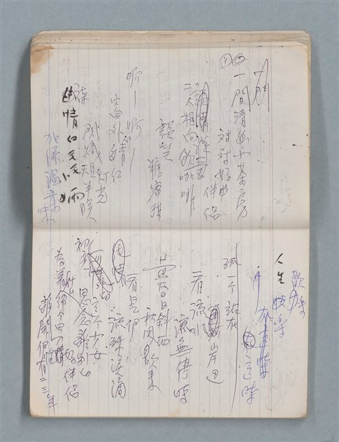 主要名稱：81年~83年作詞簿（筆記本）圖檔，第26張，共44張