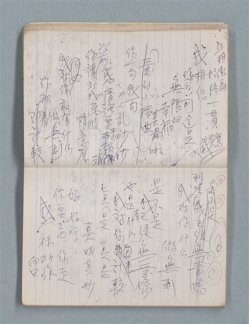 主要名稱：81年~83年作詞簿（筆記本）圖檔，第29張，共44張