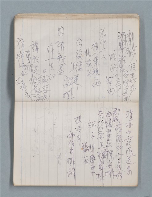 主要名稱：81年~83年作詞簿（筆記本）圖檔，第31張，共44張