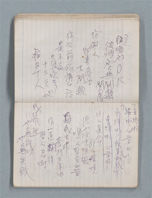 主要名稱：81年~83年作詞簿（筆記本）圖檔，第32張，共44張