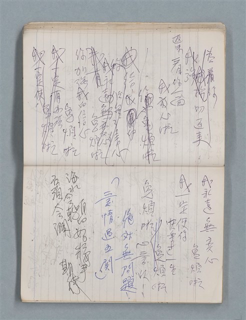 主要名稱：81年~83年作詞簿（筆記本）圖檔，第33張，共44張