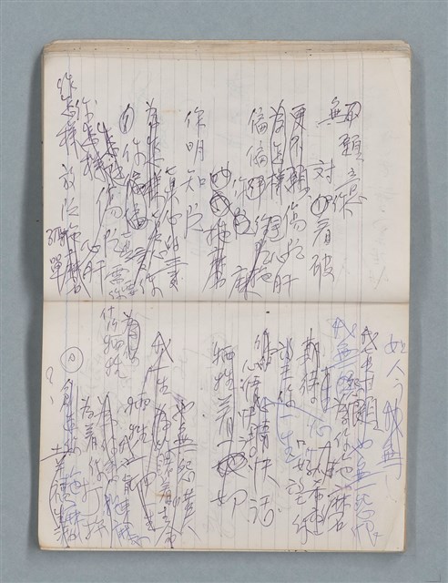主要名稱：81年~83年作詞簿（筆記本）圖檔，第34張，共44張