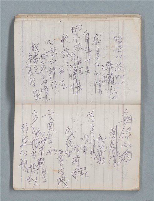 主要名稱：81年~83年作詞簿（筆記本）圖檔，第35張，共44張