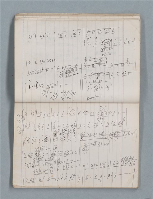 主要名稱：81年~83年作詞簿（筆記本）圖檔，第41張，共44張