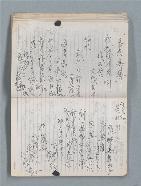 主要名稱：83年3月作詞簿（筆記本）圖檔，第25張，共80張
