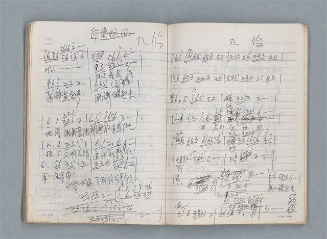 主要名稱：83年3月作詞簿（筆記本）圖檔，第37張，共80張