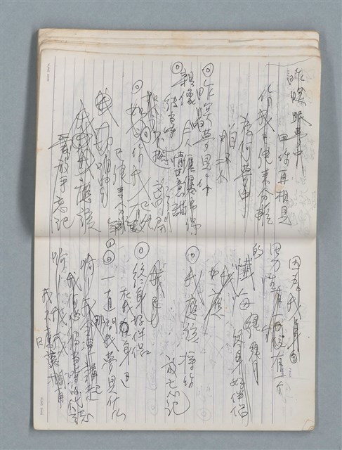 主要名稱：83年3月作詞簿（筆記本）圖檔，第49張，共80張