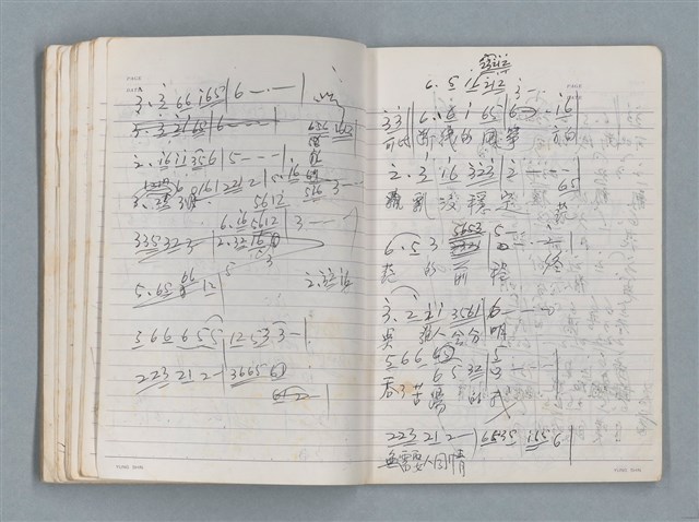 主要名稱：83年3月作詞簿（筆記本）圖檔，第58張，共80張