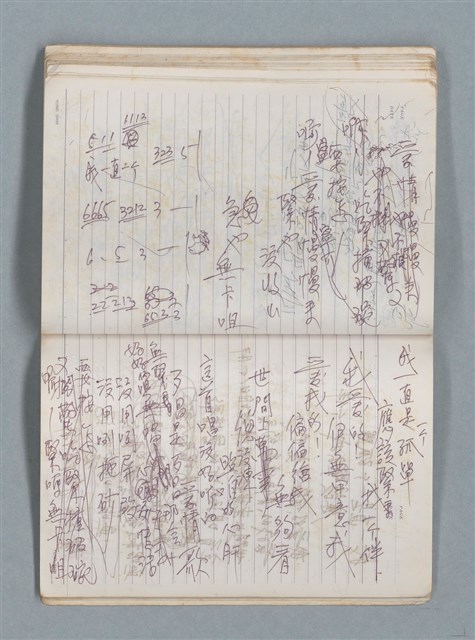 主要名稱：83年3月作詞簿（筆記本）圖檔，第70張，共80張
