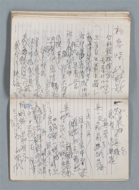 主要名稱：83年3月作詞簿（筆記本）圖檔，第75張，共80張