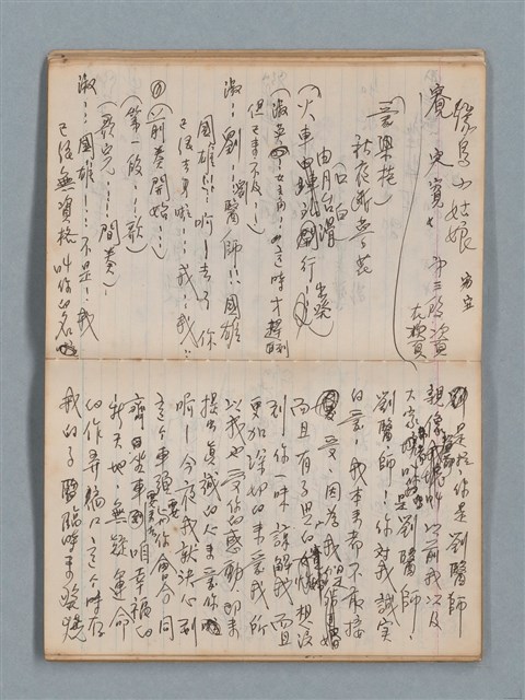 主要名稱：無題名作詞簿1（王冠牌筆記本）圖檔，第21張，共83張