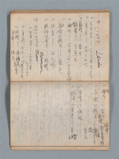 主要名稱：無題名作詞簿1（王冠牌筆記本）圖檔，第67張，共83張