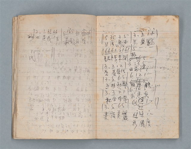 主要名稱：無題名作詞簿2（金鷹牌筆記本）圖檔，第8張，共71張