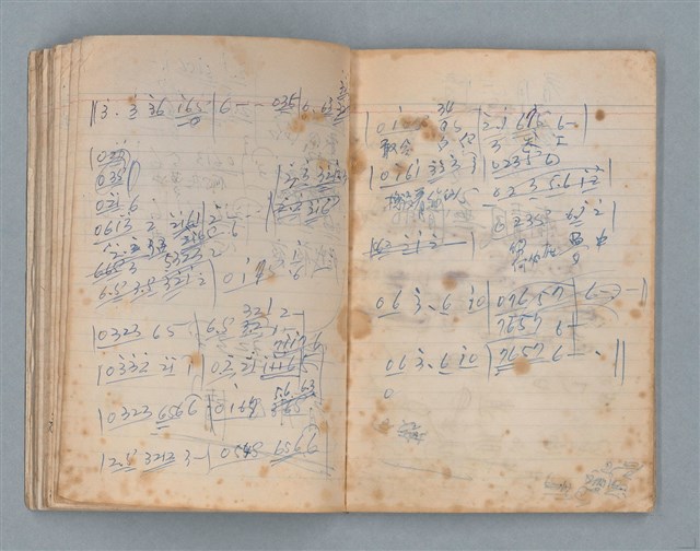 主要名稱：無題名作詞簿2（金鷹牌筆記本）圖檔，第28張，共71張