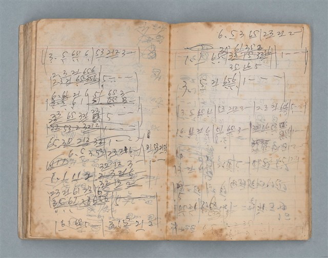 主要名稱：無題名作詞簿2（金鷹牌筆記本）圖檔，第36張，共71張