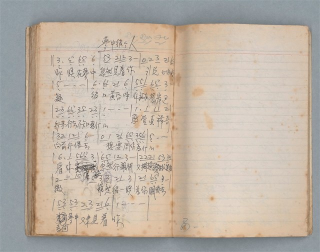 主要名稱：無題名作詞簿2（金鷹牌筆記本）圖檔，第42張，共71張