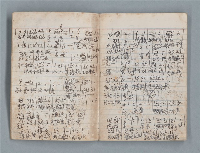 主要名稱：無題名作詞簿3（金鷹牌筆記本）圖檔，第4張，共64張