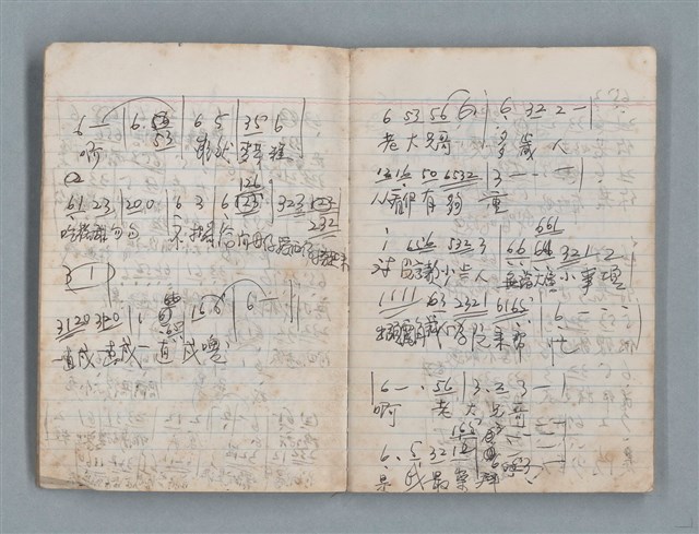 主要名稱：無題名作詞簿3（金鷹牌筆記本）圖檔，第5張，共64張