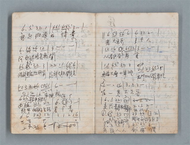 主要名稱：無題名作詞簿3（金鷹牌筆記本）圖檔，第7張，共64張
