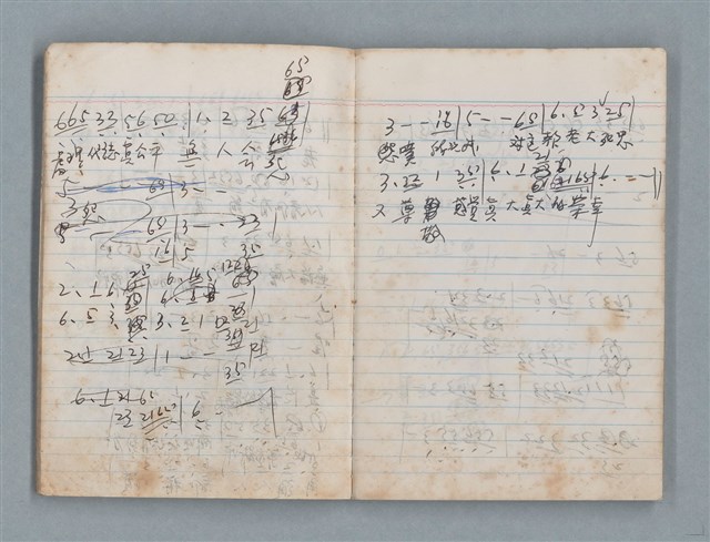 主要名稱：無題名作詞簿3（金鷹牌筆記本）圖檔，第8張，共64張