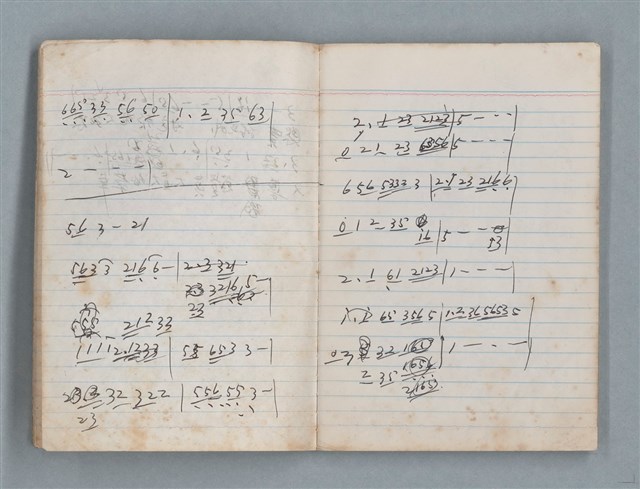 主要名稱：無題名作詞簿3（金鷹牌筆記本）圖檔，第9張，共64張