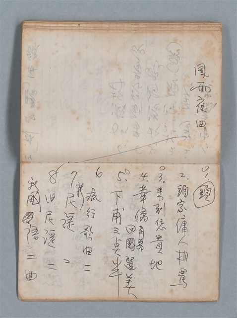 主要名稱：無題名作詞簿5（金鷹牌筆記本）圖檔，第72張，共79張