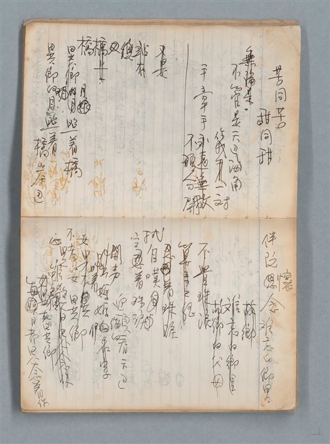 主要名稱：無題名作詞簿6（KingSan牌筆記本）圖檔，第13張，共103張