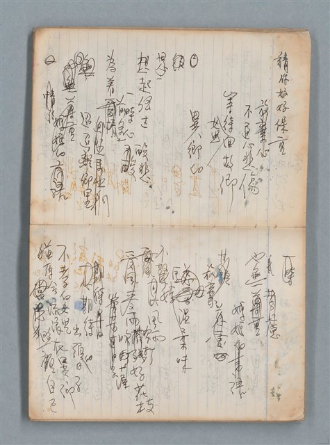 主要名稱：無題名作詞簿6（KingSan牌筆記本）圖檔，第14張，共103張