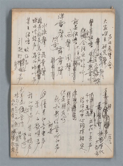 主要名稱：無題名作詞簿6（KingSan牌筆記本）圖檔，第66張，共103張