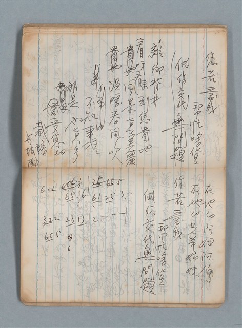 主要名稱：無題名作詞簿7（日日牌筆記本）圖檔，第54張，共78張