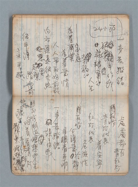 主要名稱：無題名作詞簿7（日日牌筆記本）圖檔，第69張，共78張