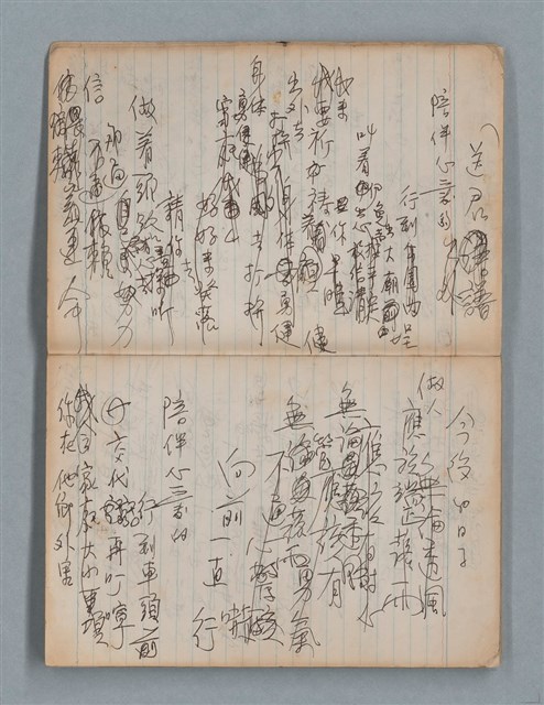 主要名稱：無題名作詞簿8（BSP牌筆記本）圖檔，第5張，共101張