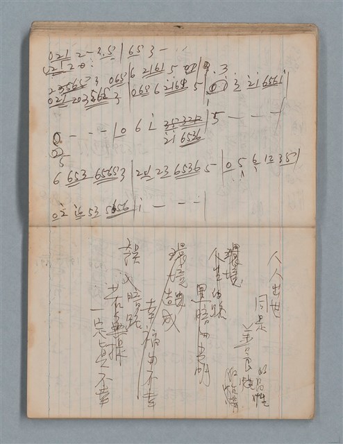 主要名稱：無題名作詞簿8（BSP牌筆記本）圖檔，第36張，共101張