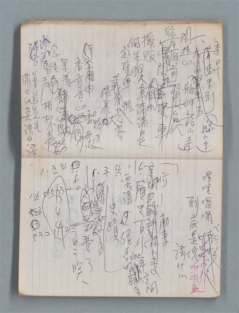 主要名稱：無題名作詞簿10（無封面筆記本）圖檔，第19張，共95張