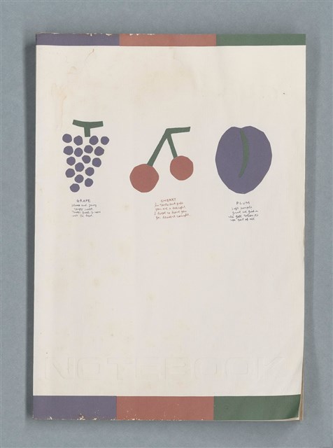 主要名稱：無題名作詞簿11（筆記本）圖檔，第2張，共43張