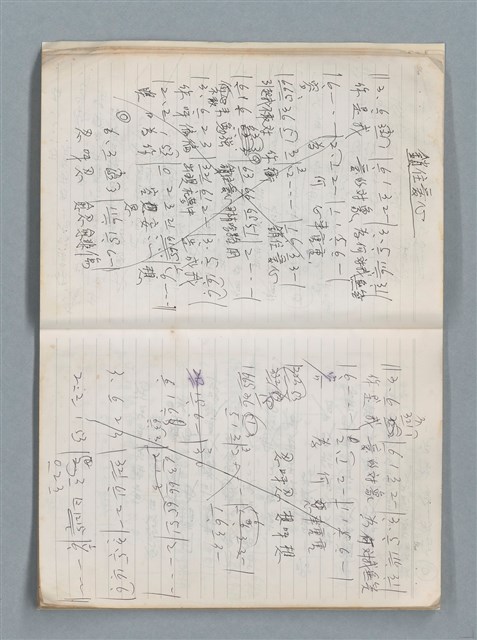 主要名稱：無題名作詞簿11（筆記本）圖檔，第6張，共43張