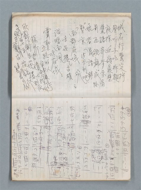 主要名稱：無題名作詞簿11（筆記本）圖檔，第8張，共43張