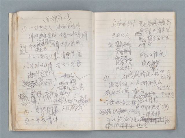 主要名稱：無題名作詞簿11（筆記本）圖檔，第13張，共43張