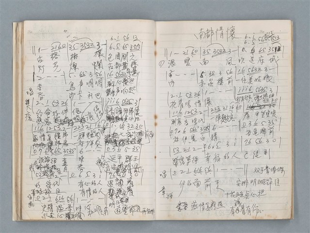 主要名稱：無題名作詞簿11（筆記本）圖檔，第20張，共43張