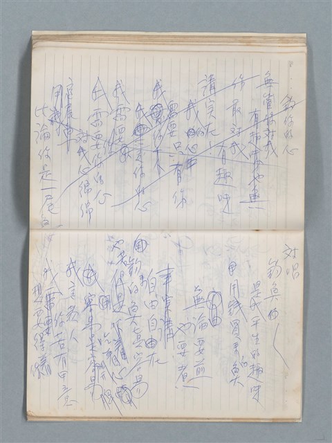 主要名稱：無題名作詞簿11（筆記本）圖檔，第26張，共43張