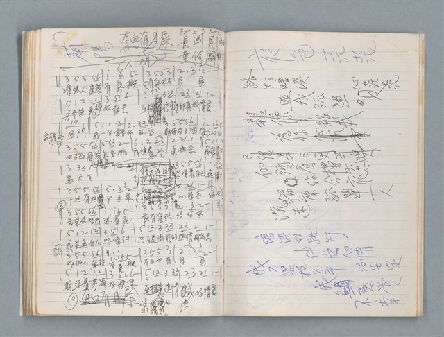主要名稱：無題名作詞簿11（筆記本）圖檔，第36張，共43張