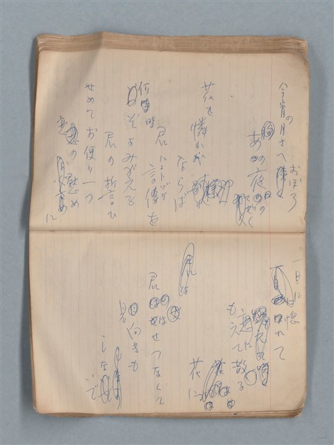 主要名稱：無題名作詞簿12（東方牌筆記本）圖檔，第64張，共101張