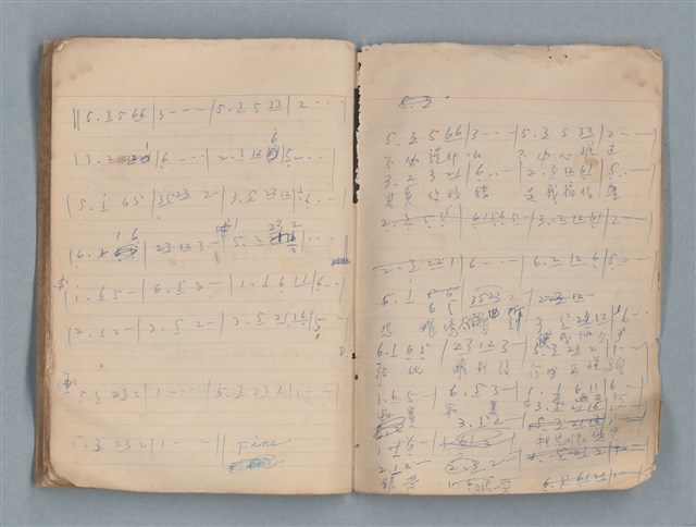 主要名稱：無題名作詞簿12（東方牌筆記本）圖檔，第98張，共101張