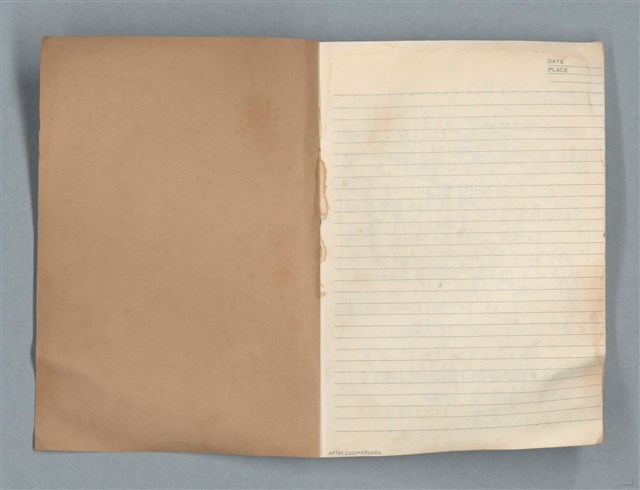 主要名稱：無題名作詞簿13（筆記本）圖檔，第3張，共15張